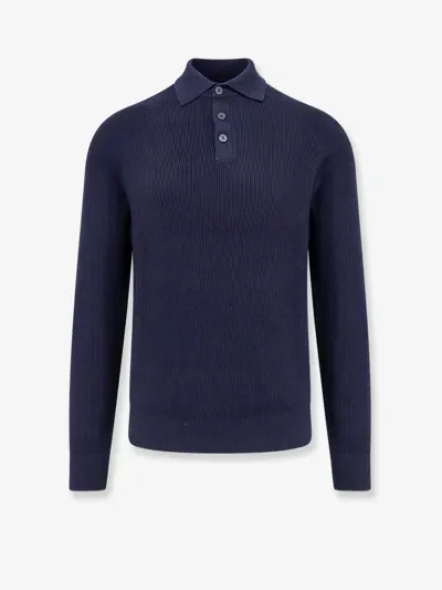 Brunello Cucinelli Sweater In Blue