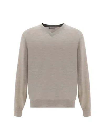 Brunello Cucinelli Sweater In Gobi