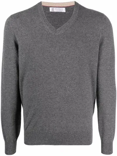 Brunello Cucinelli Sweater In Gray