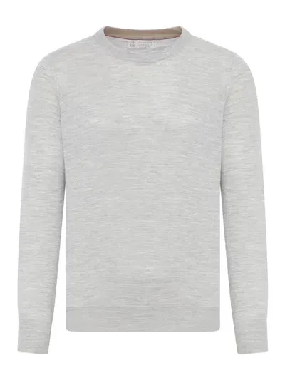 Brunello Cucinelli Sweater In Grey