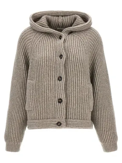 Brunello Cucinelli Sweaters In Gray