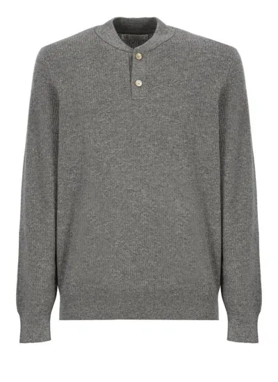 Brunello Cucinelli Sweaters Grey