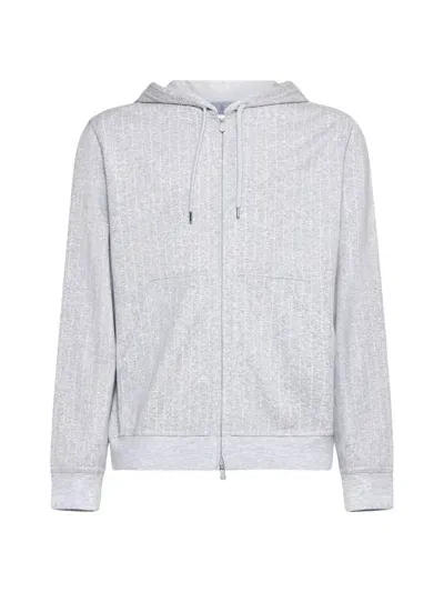 Brunello Cucinelli Sweater In Pearl Grey