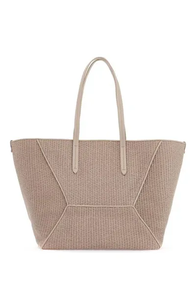 Brunello Cucinelli Techno Raffia Tote