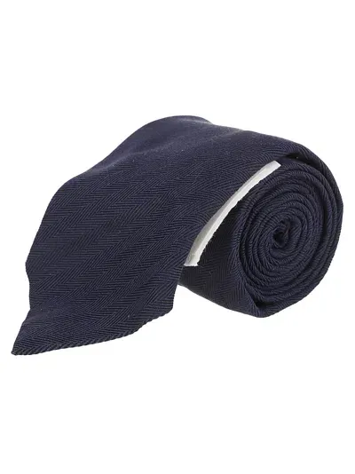 Brunello Cucinelli Tie In Navy