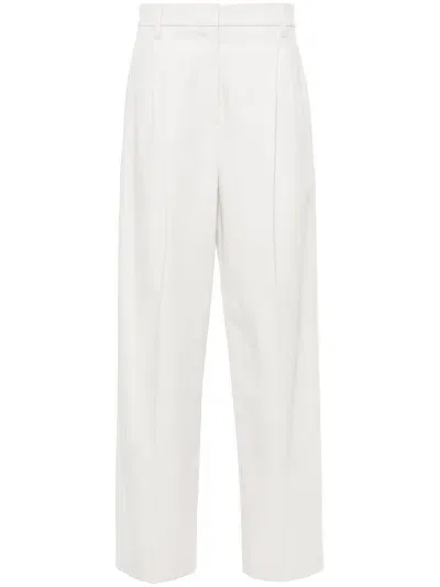 Brunello Cucinelli Trousers In White