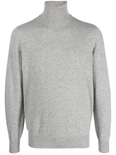 Brunello Cucinelli Turtle-neck Sweater In Grey