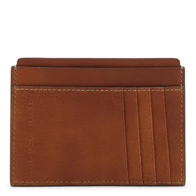 Brunello Cucinelli Card Holder In Bronzo