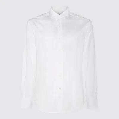 Brunello Cucinelli White Cotton Shirt