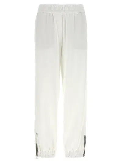 Brunello Cucinelli Joggers With Mobile On The In White