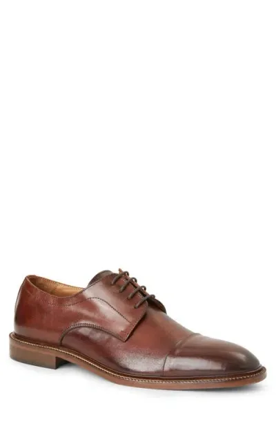 Bruno Magli Aydin Cap Toe Derby In Cognac