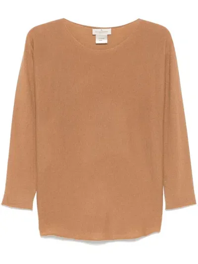 Bruno Manetti Cashmere Sweater In Brown