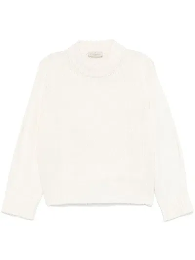 Bruno Manetti Cashmere Sweater In White