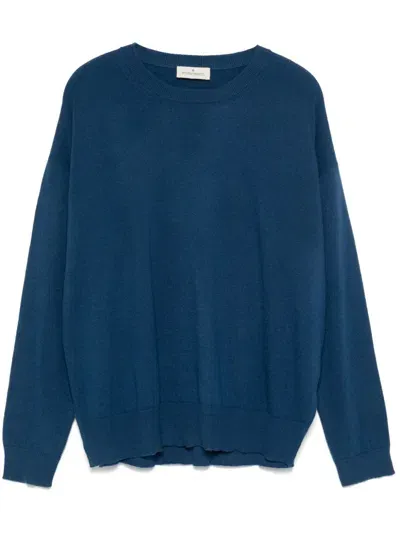 Bruno Manetti Crew-neck Sweater In Blue