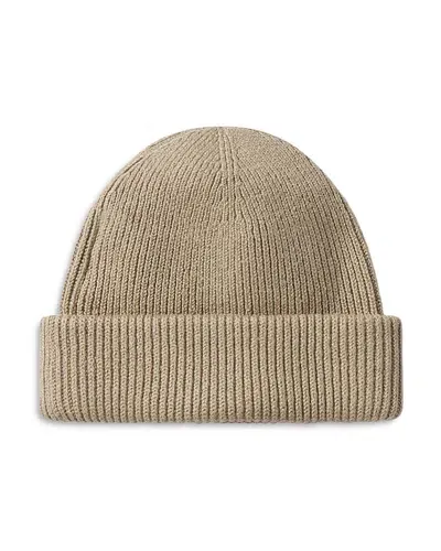 Buck Mason Seafarer Cotton Beanie In Tundra