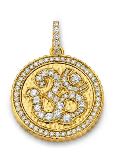 Buddha Mama 20kt Yellow Gold Diamond Pendant