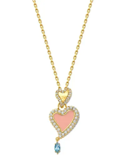 Buddha Mama 20kt Yellow Gold Heart Pendant