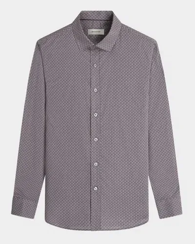 Bugatchi Men's Julian Shaped Sport Shirt In Graphite