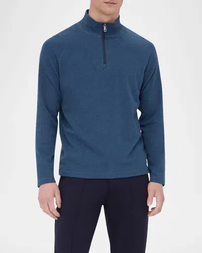 Bugatchi Men's Quarter-zip Knit Sweater In Navy