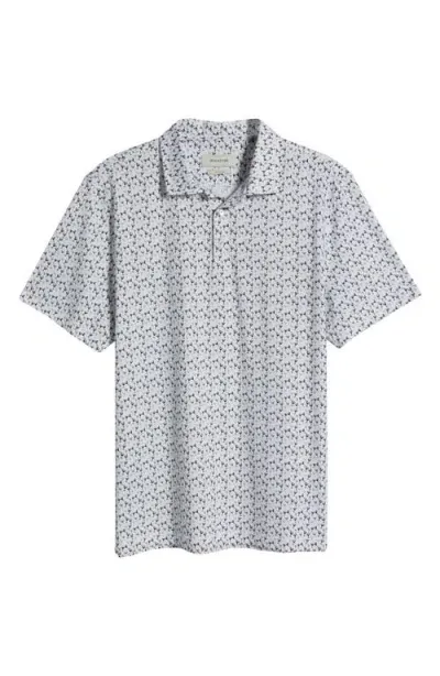 Bugatchi Victor Ooohcotton® Cocktail Print Polo In White