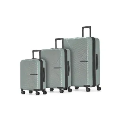 Bugatti Berlin 3 Piece Hardside Luggage Set With Expansion In Purple