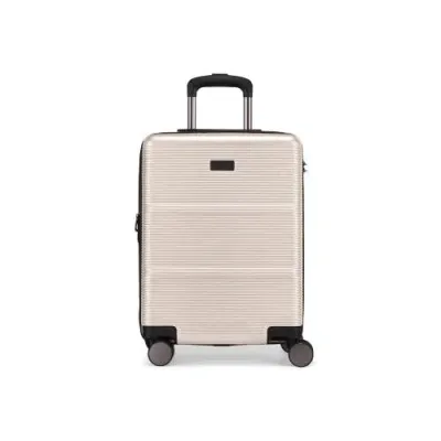 Bugatti Brussels Hardside Carry-on Luggage With Spinner Wheels In Sand