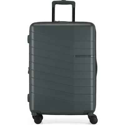 Bugatti Munich Hardside Medium Luggage With Expansion In Pewter Green