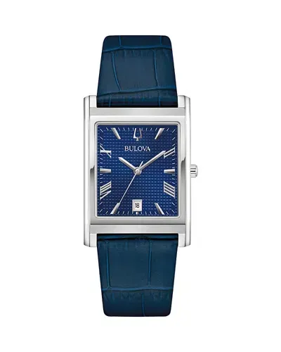 Bulova Classic Sutton Watch, 29mm X 41mm In Blue