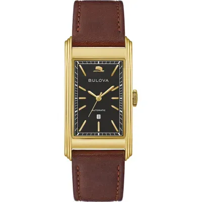 Bulova Limited Edition Frank Sinatra Chairman Of The Board Watch, 25.5mm X 47mm In Black/brown