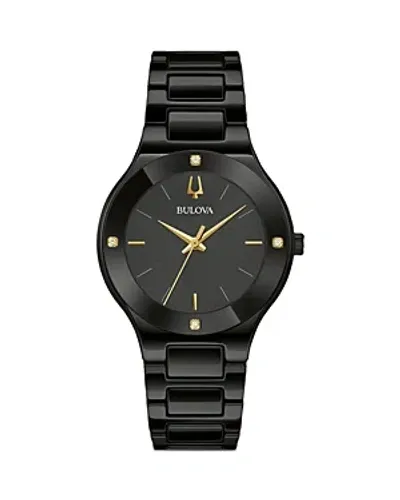 Bulova Modern Millennia Watch, 34.5mm In Black