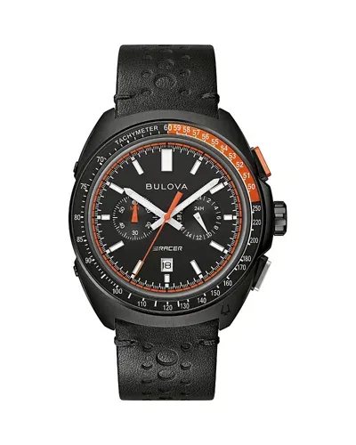 Bulova Performance Racer Chronograph, 42mm In Black/black