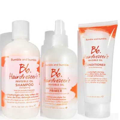 Bumble And Bumble Hairdresser's Invisible Oil Bundle In White