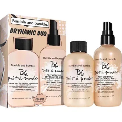 Bumble And Bumble . Prêt-à-powder Dry Shampoo Drynamic Duo Holiday Gift Set $69 Value In No Color