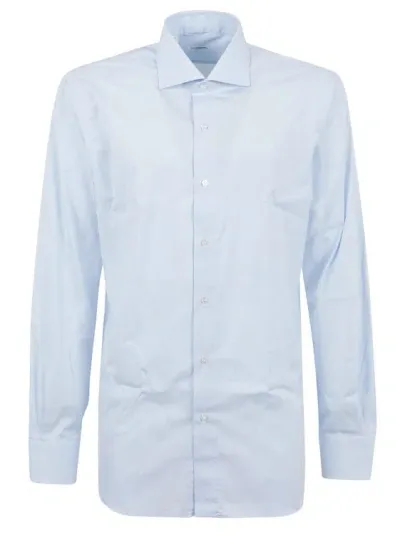 Buonamassa Camisa - Azul Claro In White