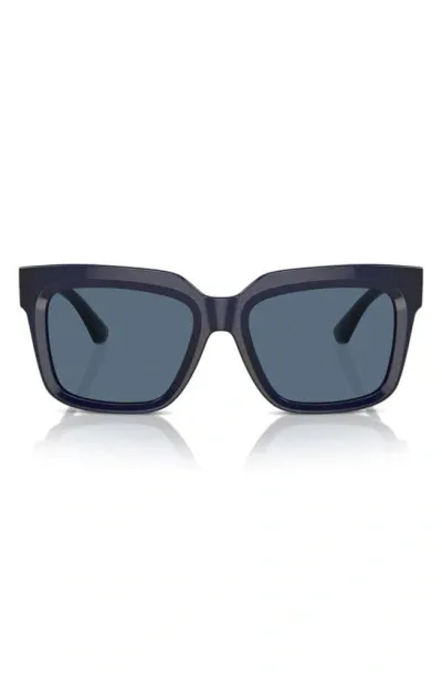 Burberry 54mm Square Sunglasses In Blue