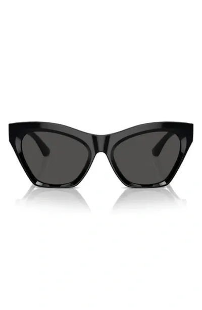 Burberry 55mm Cat Eye Sunglasses In Black