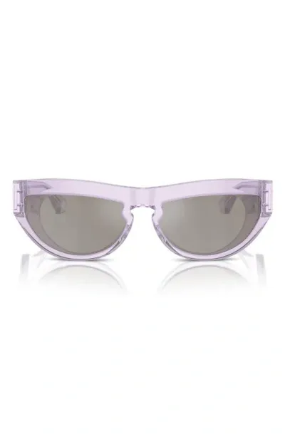 Burberry 58mm Cat Eye Sunglasses In Purple