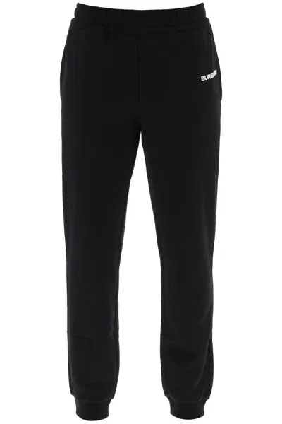 Burberry Addison Joggers In French Terry In Black