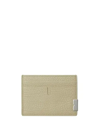 Burberry B Cut Card Case In Neutrals