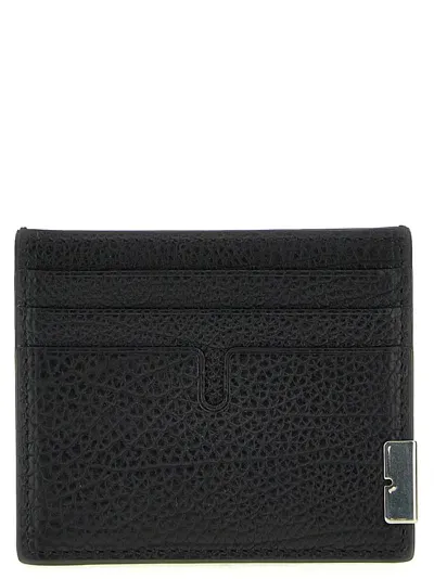 Burberry B Cut Card Holder In Black