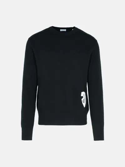 Burberry Black Alpaca Blend Sweatshirt