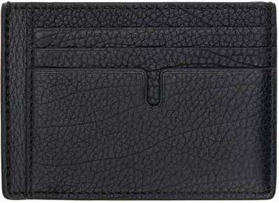 Burberry Black B Cut Clip Card Holder