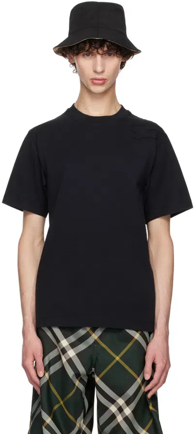 Burberry Black Cotton T-shirt