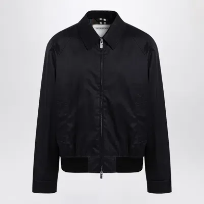 Burberry Black Harrington Jacket