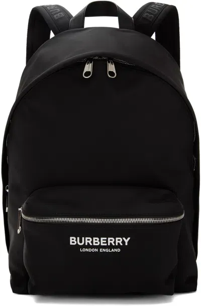 Burberry Black Nylon Backpack