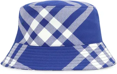 Burberry Bucket Hat In Blue