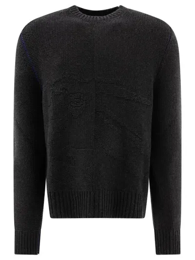 Burberry Cashmere Sweater In Grey