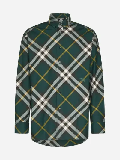 Burberry Shirts In Green