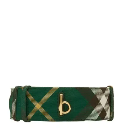 Burberry Wide Rocking Horse Belt In Ivy