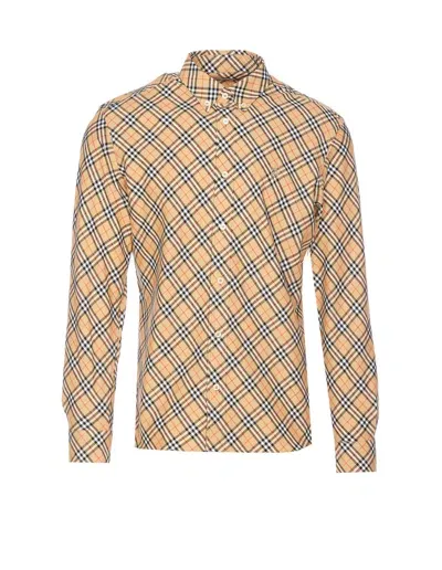 Burberry Shirts In Beige